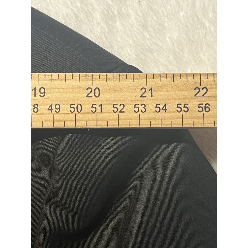 Jones New York Mens 46R Solid Black Blazer Sport Suit Jacket 3/2 Roll - Picture 10 of 15